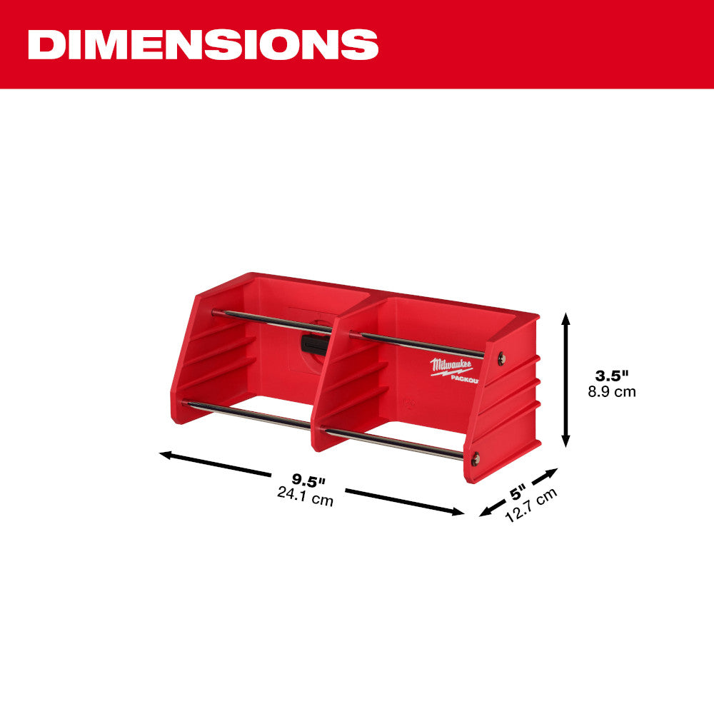 PACKOUT™ Tool Rack - Dimensions