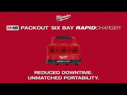 M18™ PACKOUT™ Six Bay Rapid Charger