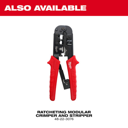 Ratcheting Pass-Through Crimper & Stripper