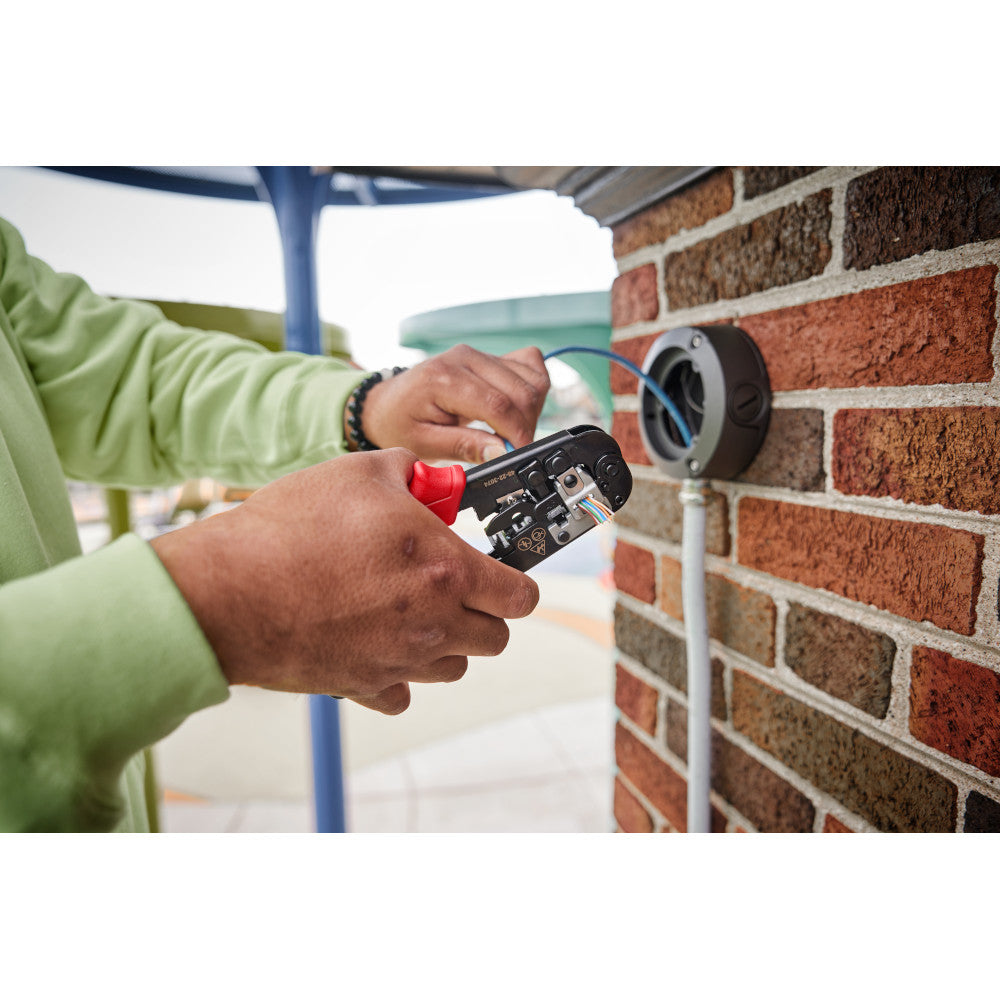 Ratcheting Pass-Through Crimper & Stripper