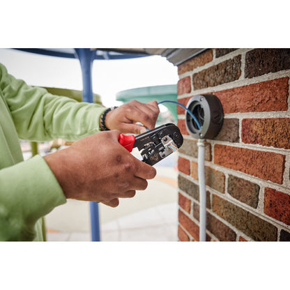 Ratcheting Pass-Through Crimper & Stripper