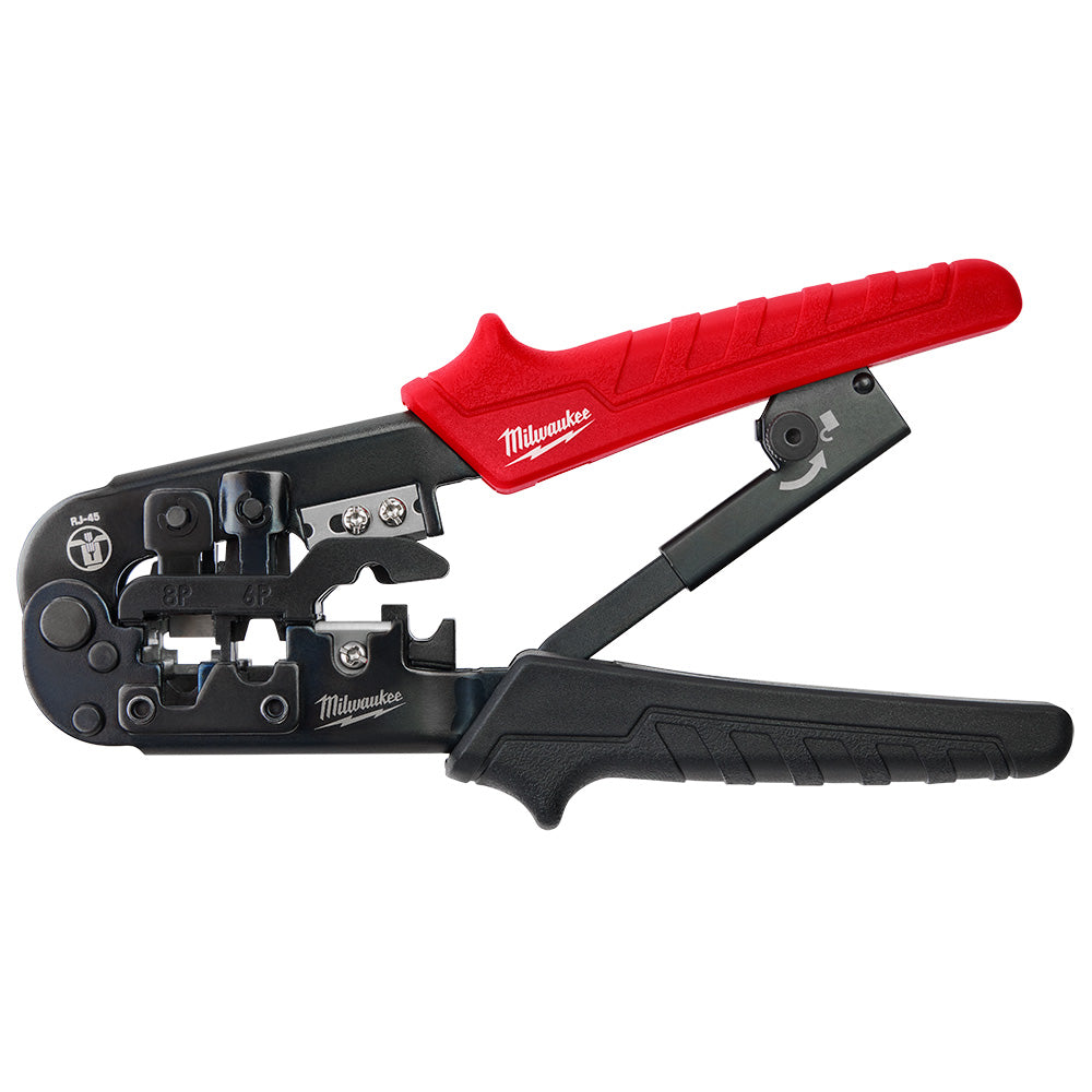 Ratcheting Pass-Through Crimper & Stripper