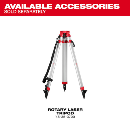 Available Accessories sold separately. Rotary Laser Tripod #48-35-3700