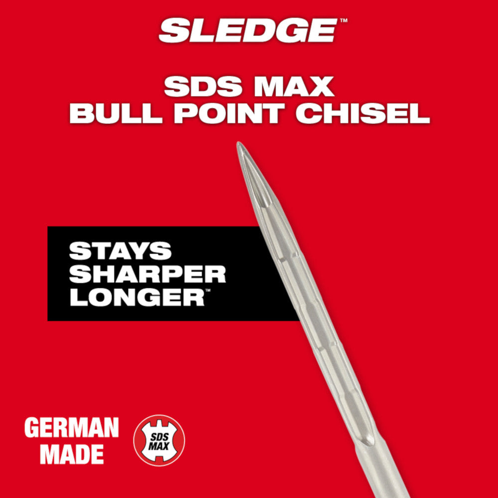 SDS Max SLEDGE™ 16" Bull Point Chisel