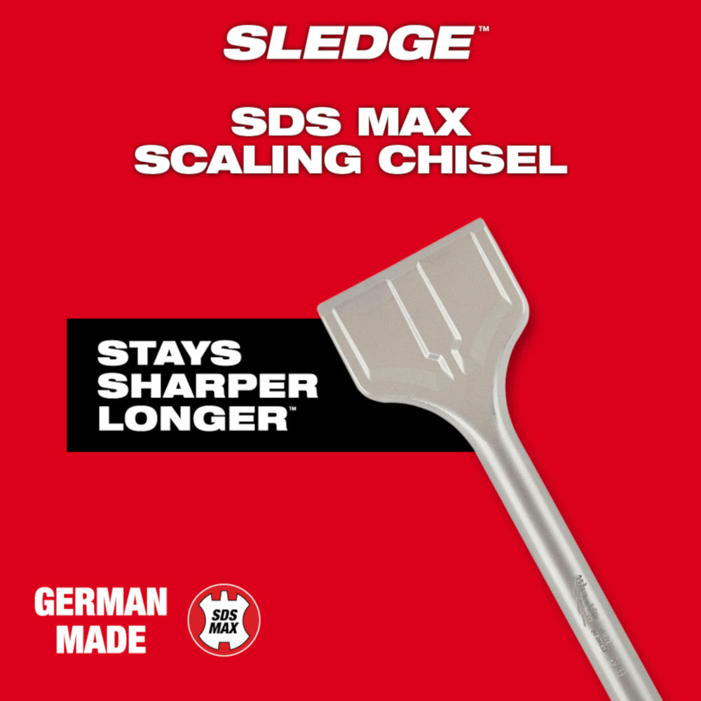 SDS Max SLEDGE™ 3" Scaling Chisel
