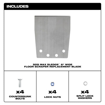 SDS Max SLEDGE™ Floor Scraper Replacement Kit