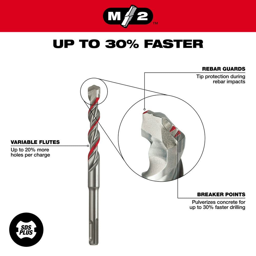 SDS Plus 2CT 1/2" X 16" X 18"