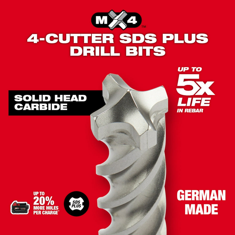 SDS Plus 4CT MX4™ 5 PC Kit
