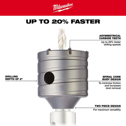SDS Plus Core 4-3/8"X2"