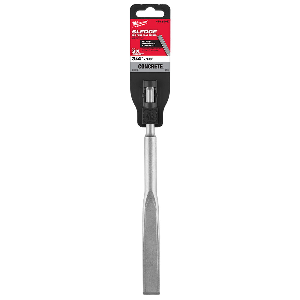 SDS Plus SLEDGE™ 3/4" X 10" Flat Chisel