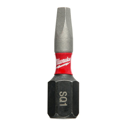 SHOCKWAVE™ 1" Impact Duty Square Recess #1 Insert Bits (2 PK)