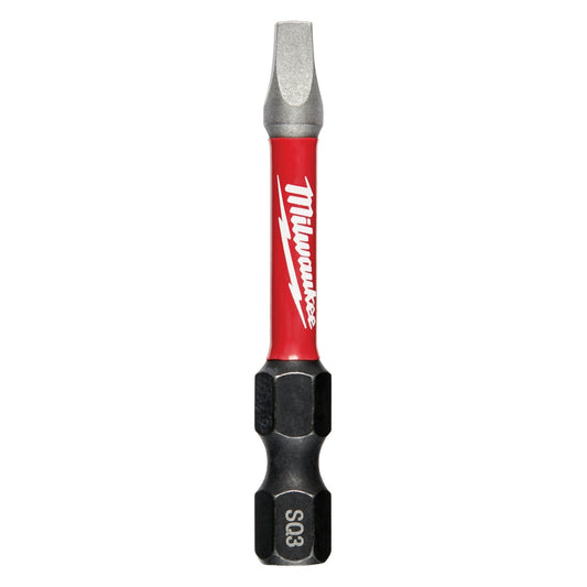 SHOCKWAVE™ 2" Impact Duty Square Recess #3 Power Bits (25 PK)