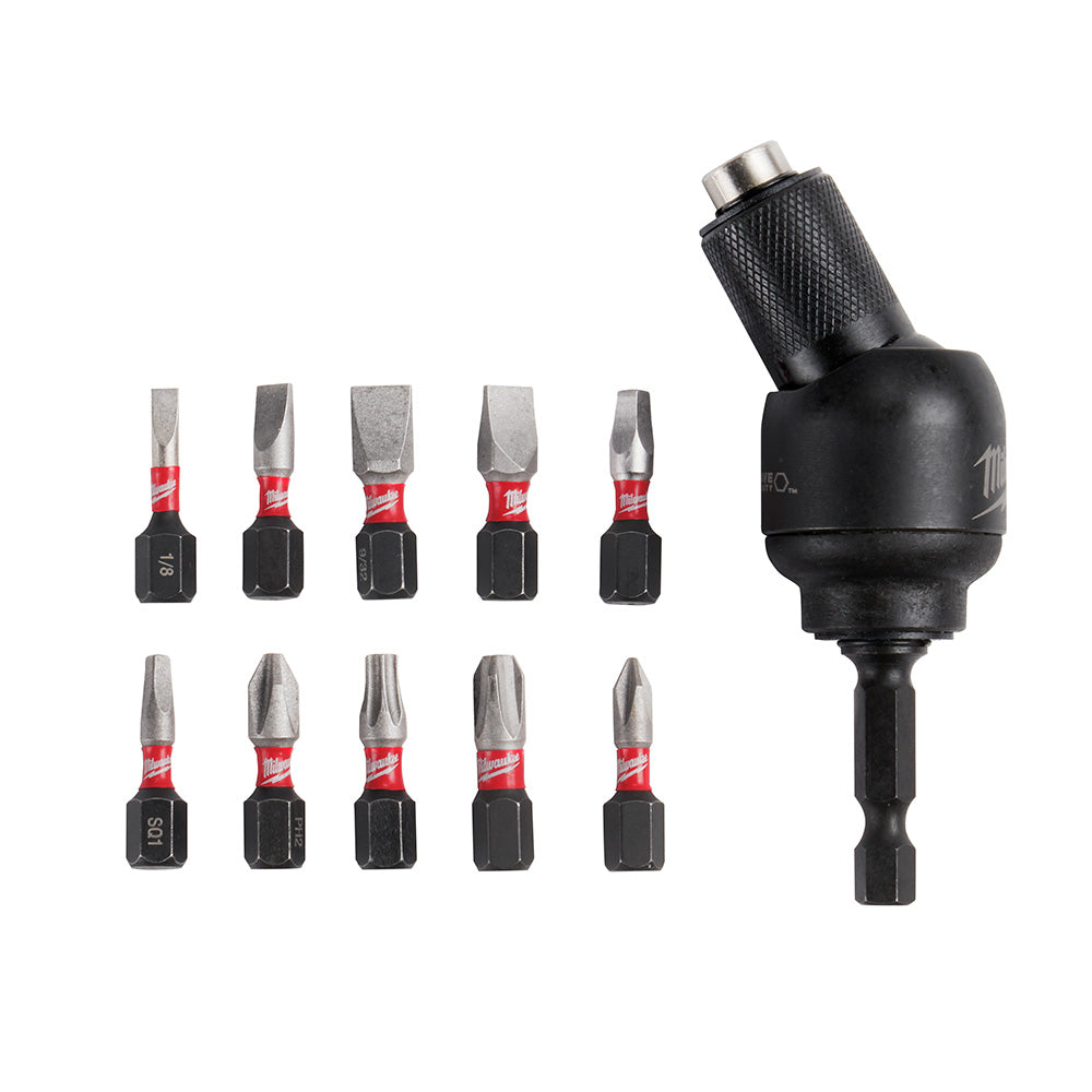 SHOCKWAVE™ 30° KNUCKLE™ Pivoting Bit Holder - 11PC