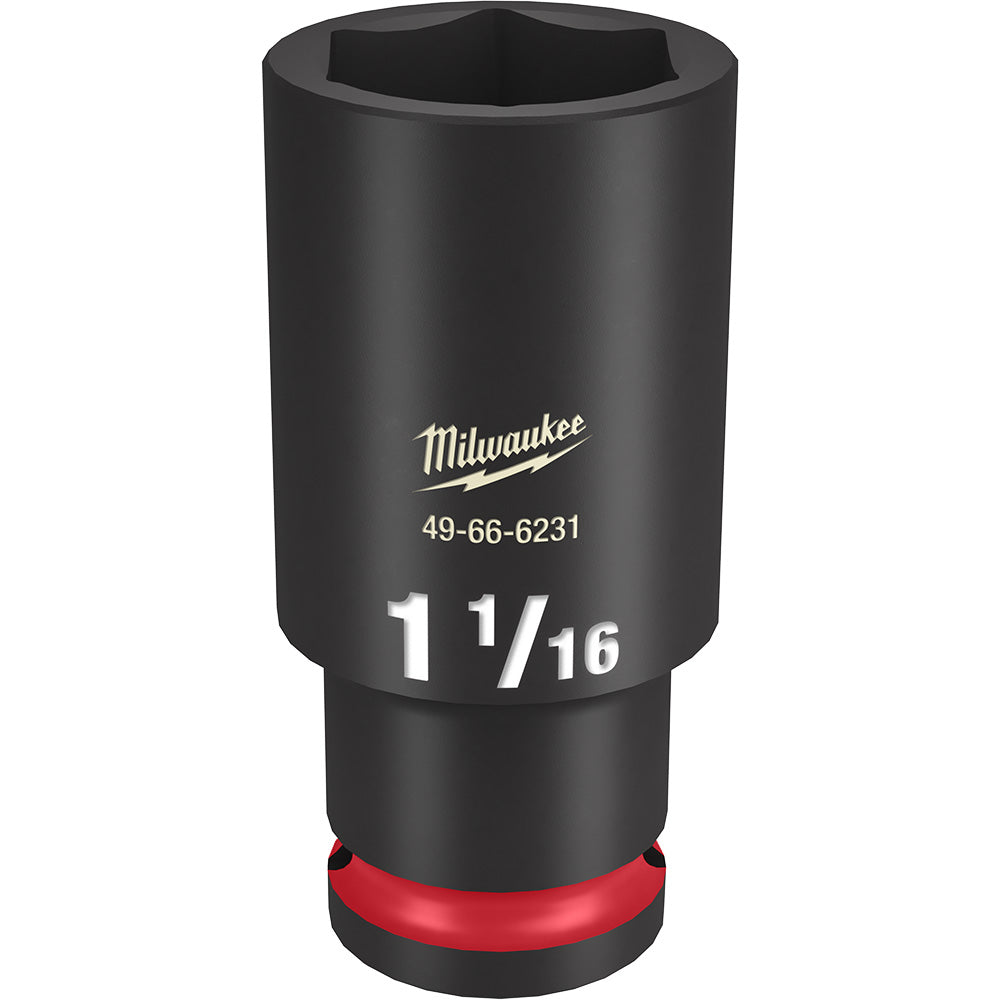SHOCKWAVE™ Impact Duty 1/2" Drive 1-1/16" Deep 6 Point Socket
