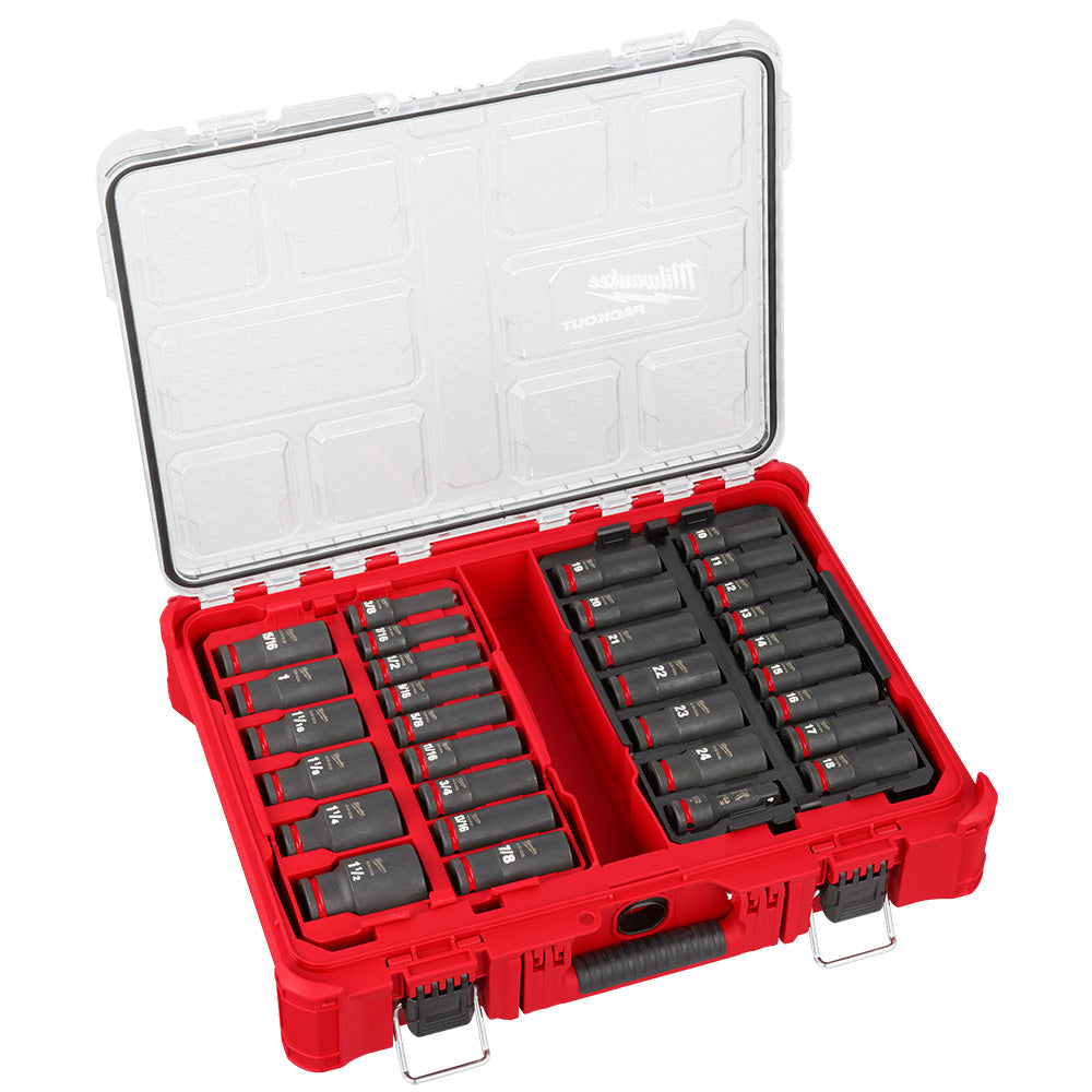 SHOCKWAVE™ Impact Duty Socket 1/2” Dr 31PC PACKOUT™ Set