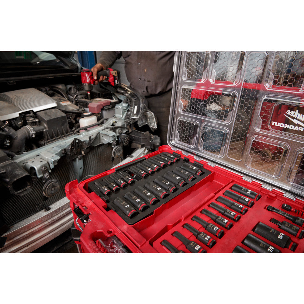 SHOCKWAVE™ Impact Duty Socket 3/8” Dr 36PC PACKOUT™ Set