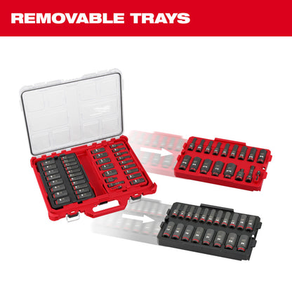 SHOCKWAVE™ Impact Duty Socket 3/8” Dr 36PC PACKOUT™ Set