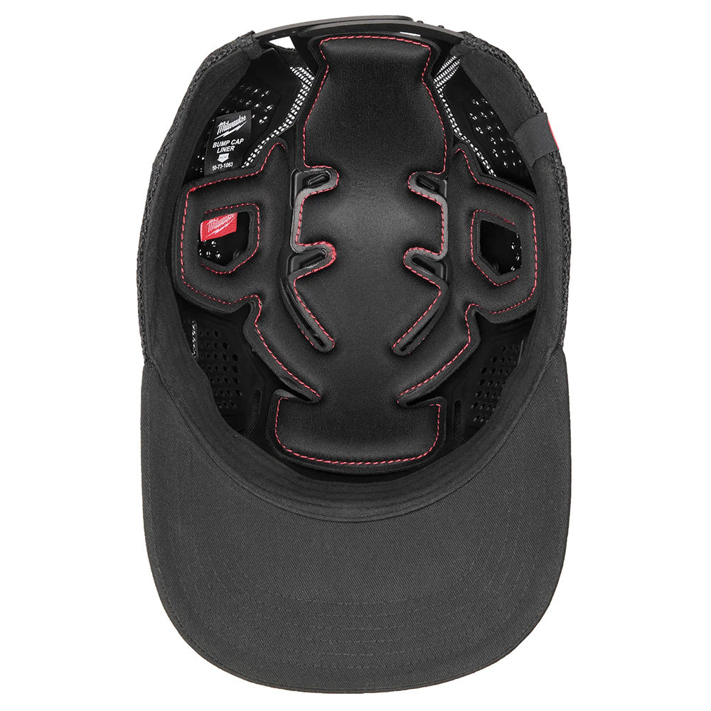 Black motorcycle helmet with red accents on a white background
