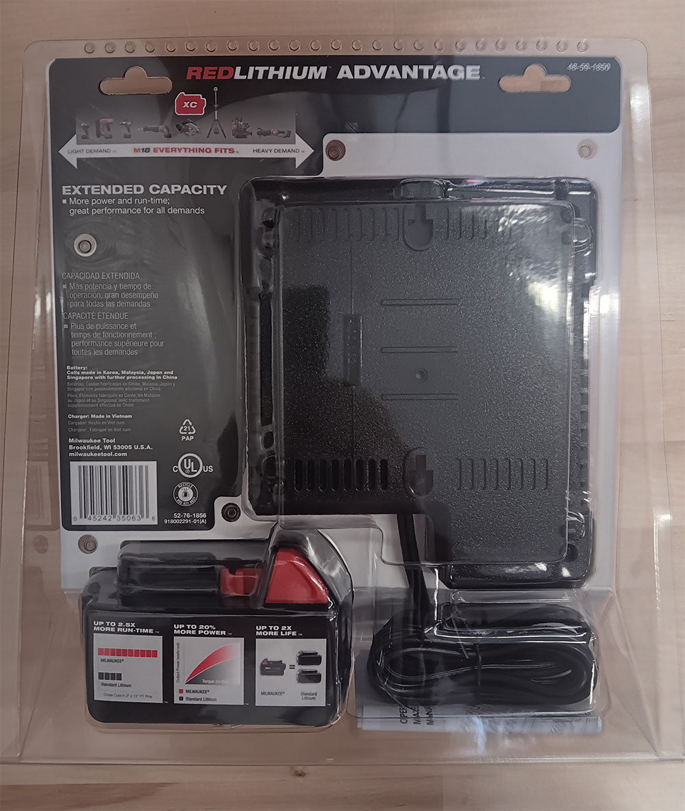 M18™ REDLITHIUM™ XC 5.0Ah Battery and Charger Starter Kit