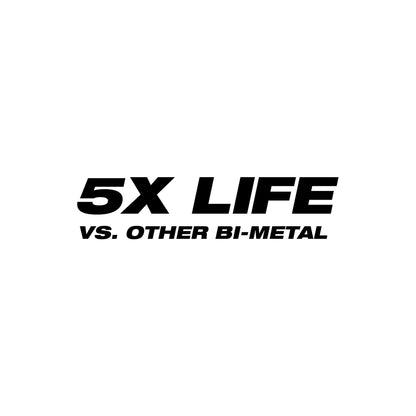 5x Life vs Other Bi-metal