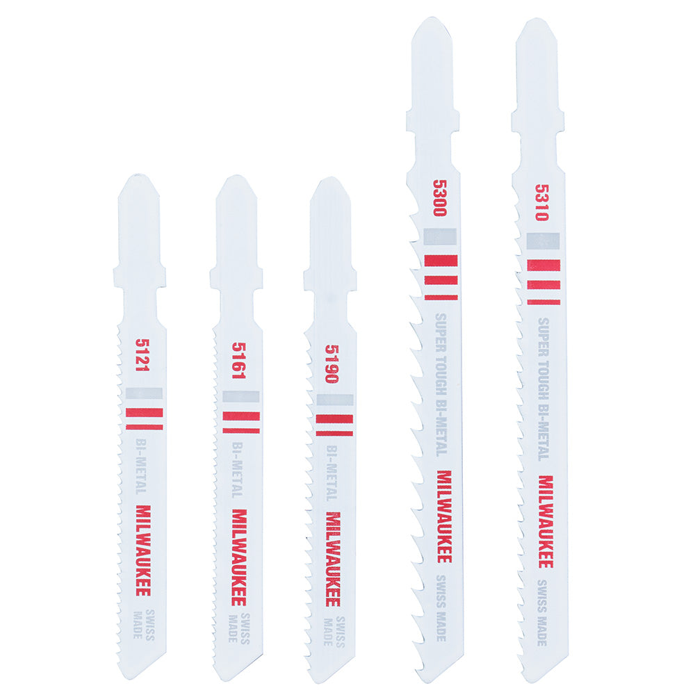 T-Shank Bi-Metal Jig Saw Blade Set - 5PC