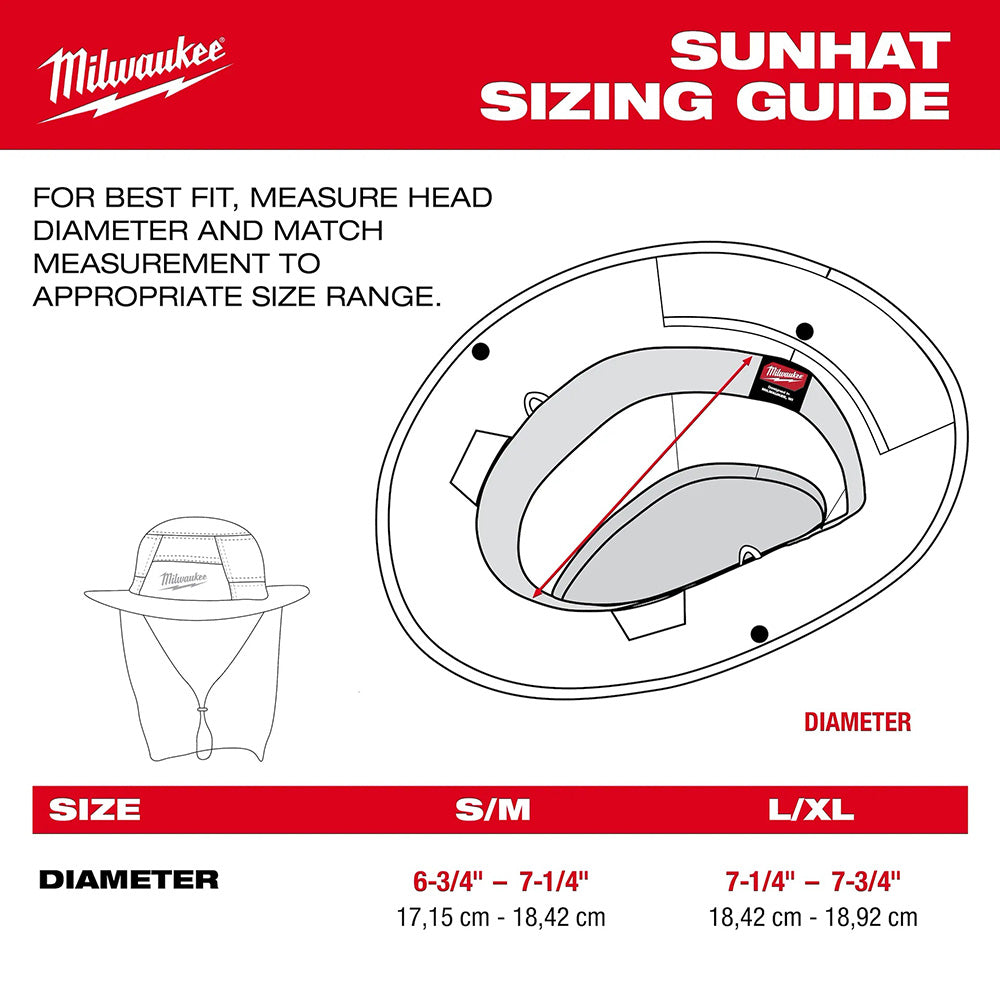 WORKSKIN™ Sunshade Hat - Gray SM