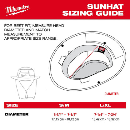 WORKSKIN™ Sunshade Hat - Gray SM
